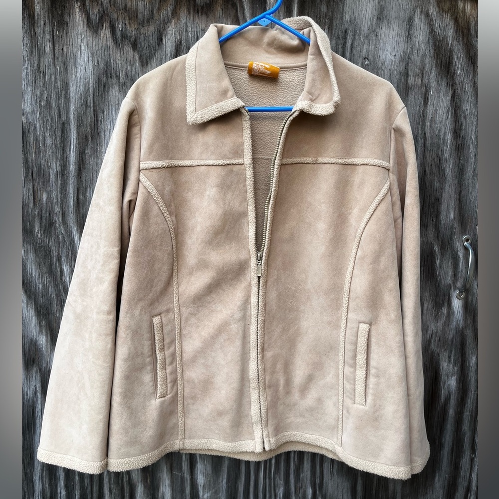 Vitorio Romani Italy design Women's Tan Jacket medium